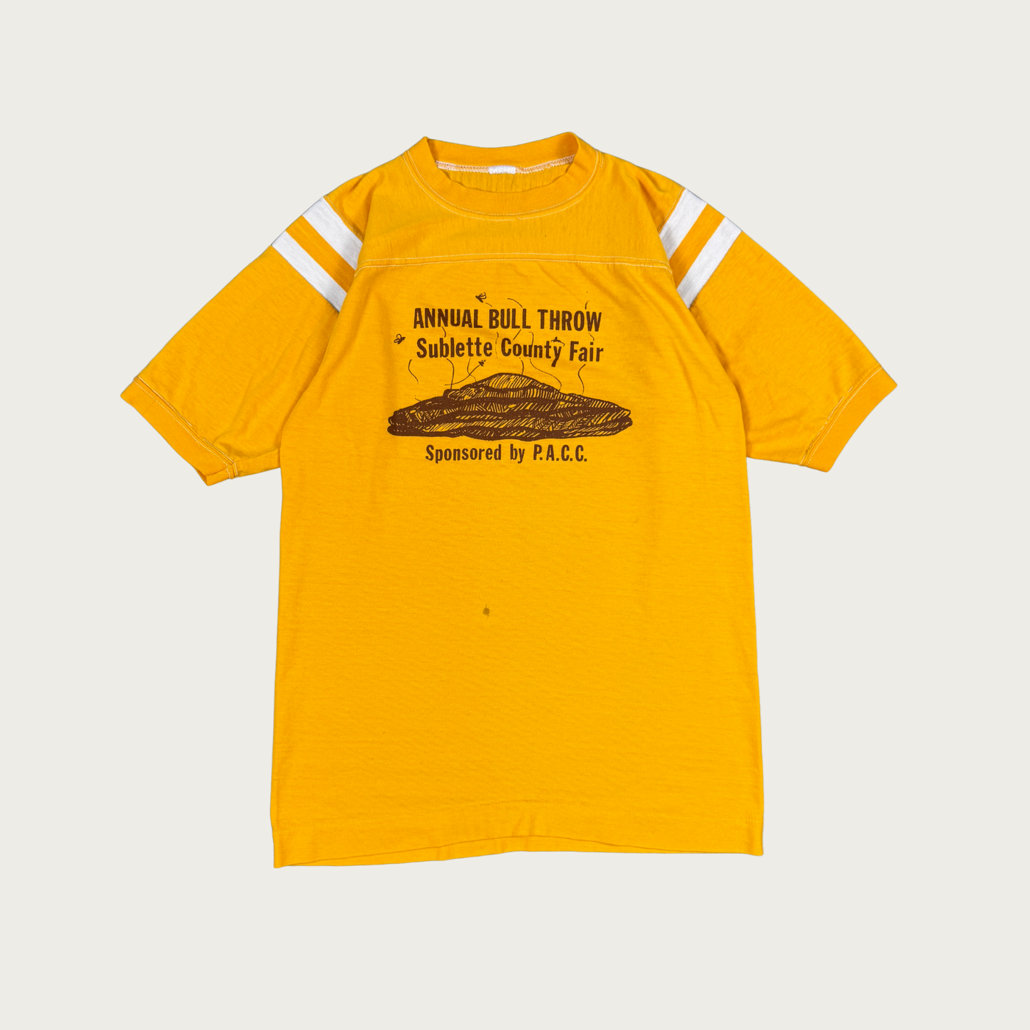 (S/M) 70s/80s Annual Bull Throw County Fair Tee