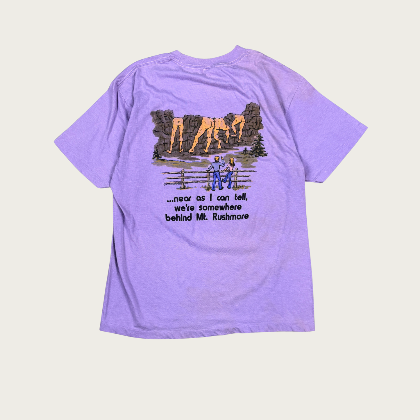 (L) 80s Mount Rushmore Cheeky Tee