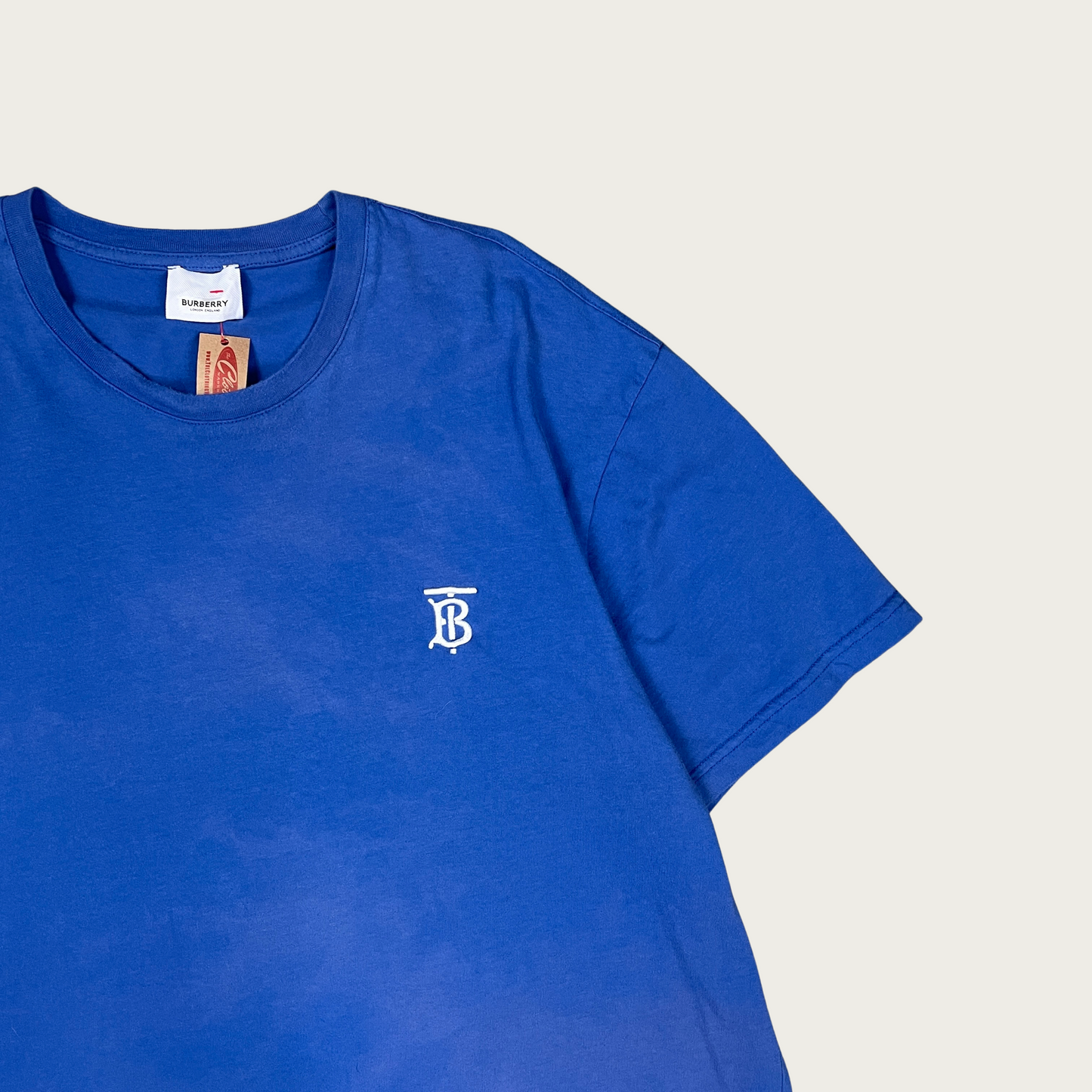 (XL) Faded Blue Burberry Tee