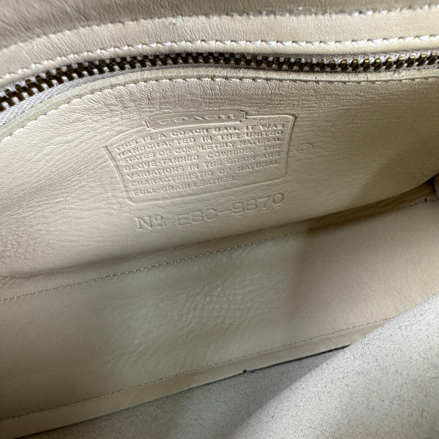 Vintage Coach Court Bag