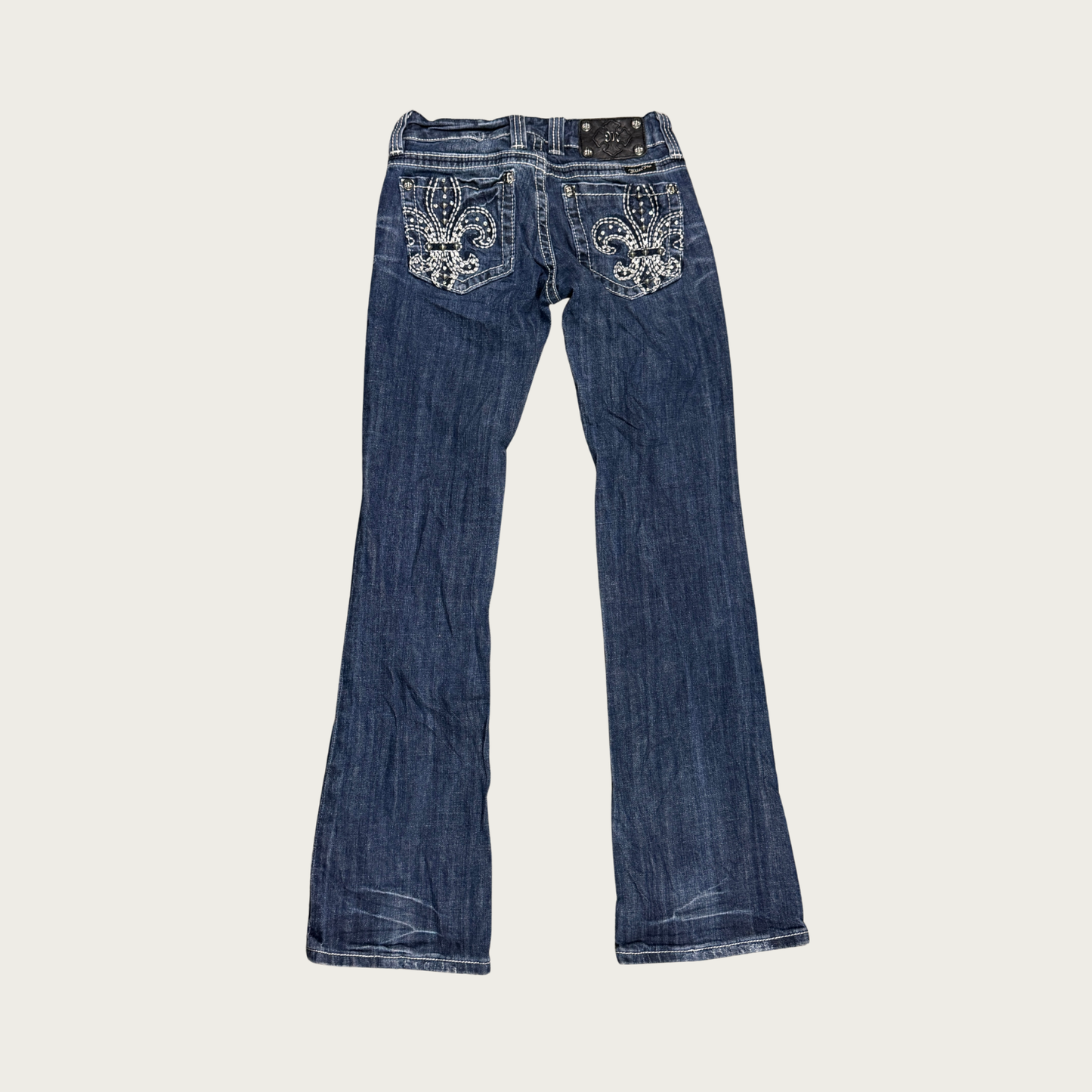 (28") Y2K Miss Me Low Rise Bootcut Jeans