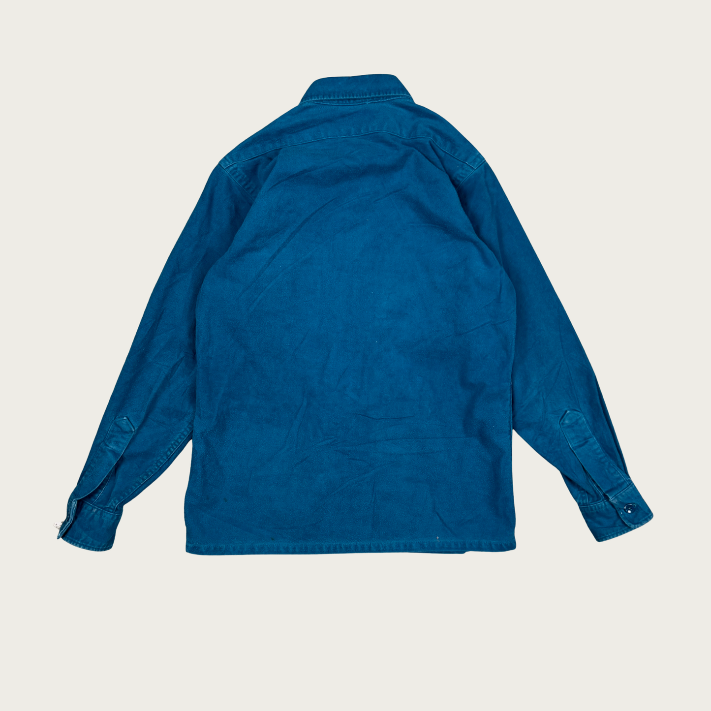 (M) L.L. Bean Teal Chamois Cloth Shacket