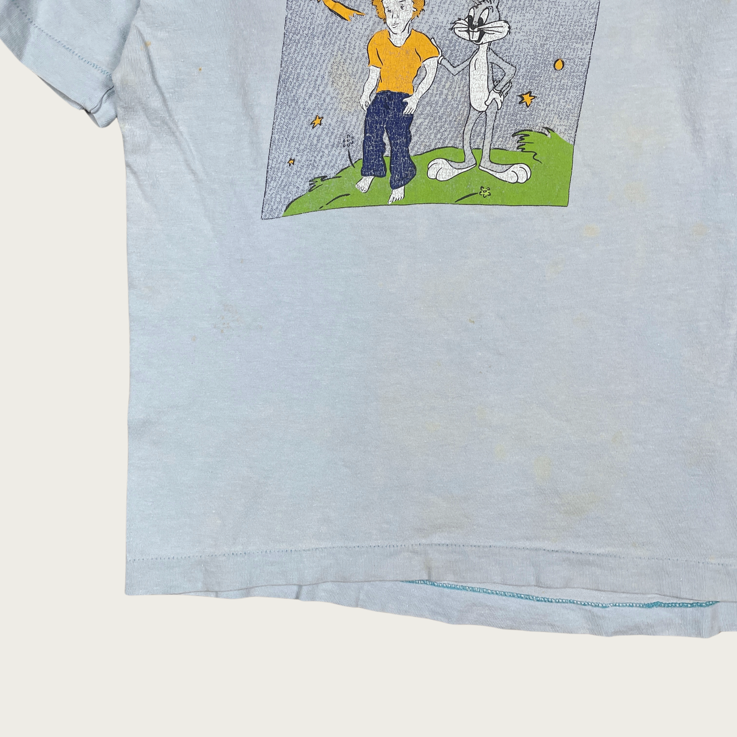 (M) 70s Leo Sayer "Just A Boy" Album Radio Station Promo Tee