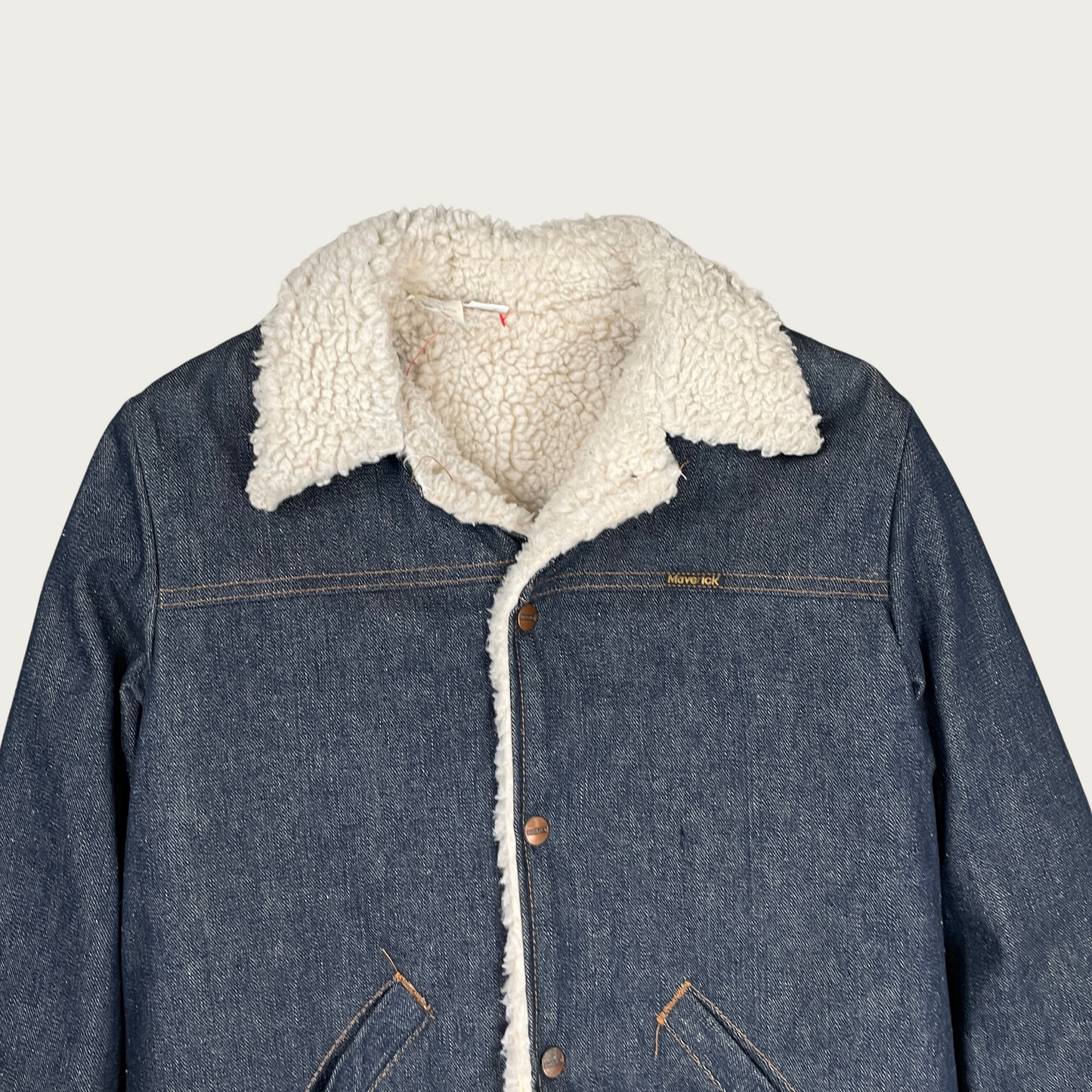 (M) 70s Maverick Sherpa Denim Jacket