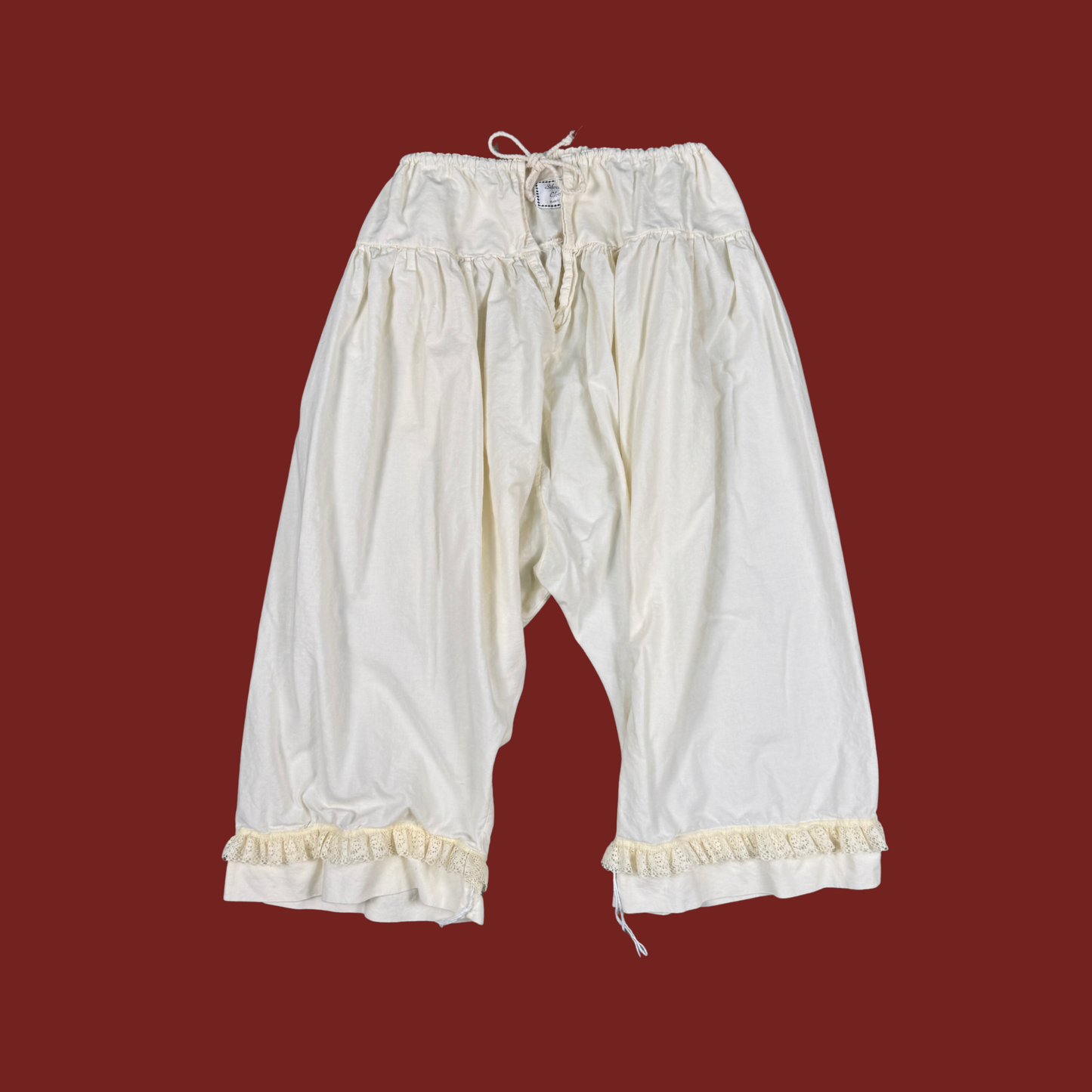 (OS) Cream Cotton Pantaloons/Bloomers