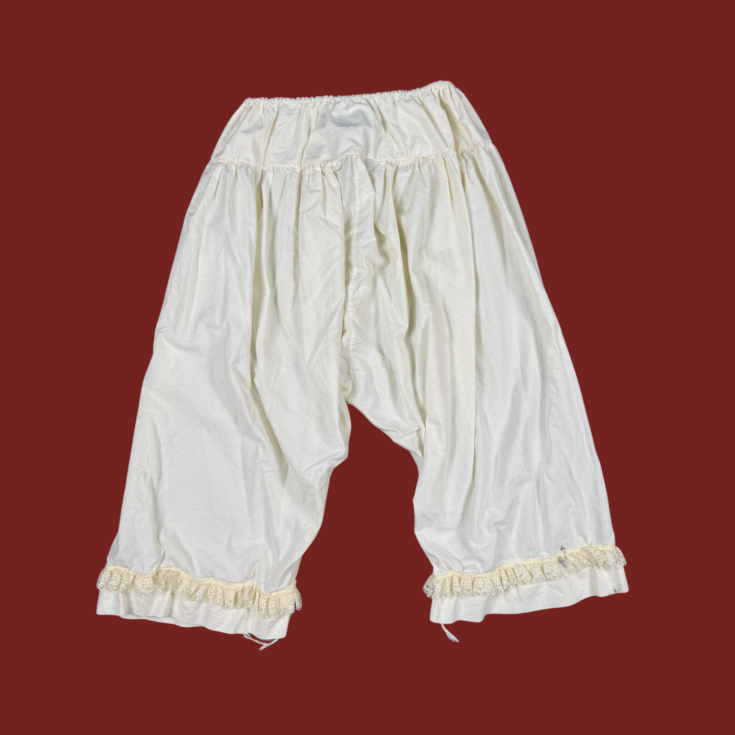 (OS) Cream Cotton Pantaloons/Bloomers