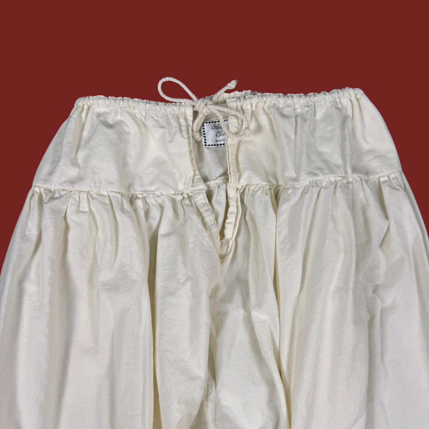 (OS) Cream Cotton Pantaloons/Bloomers