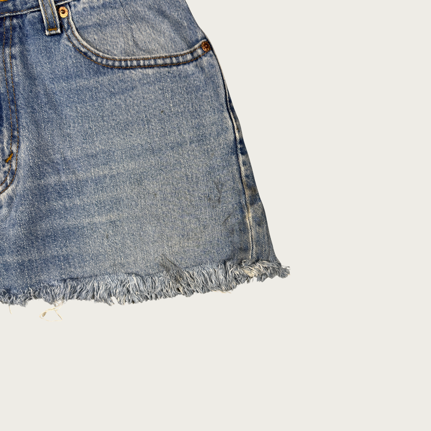 (28") Vintage Levi's Cutoff Mini Skirt