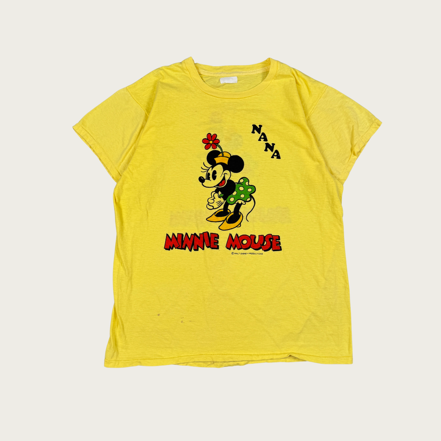 (L) 70s/80s Minnie Mouse "Nana" Tee