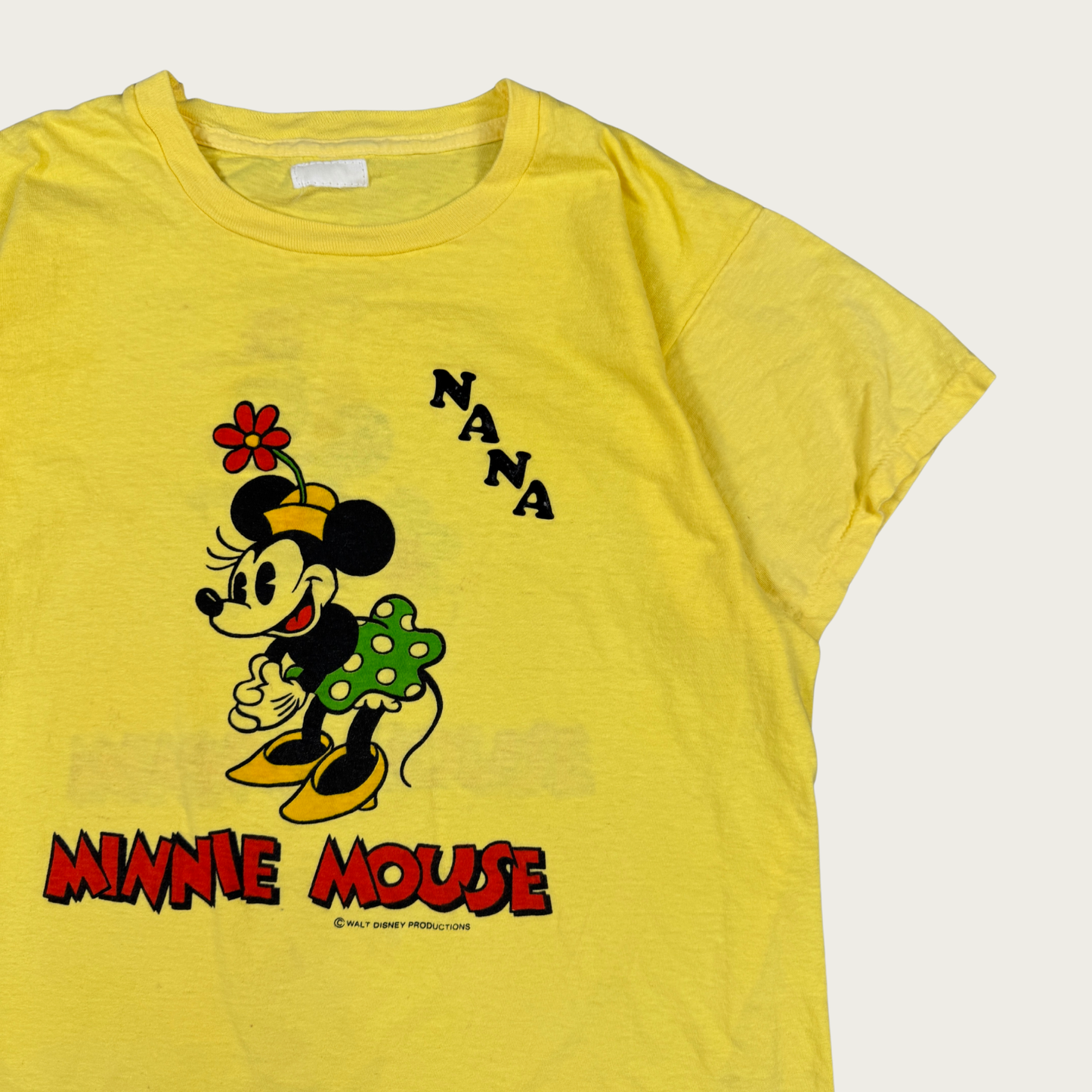 (L) 70s/80s Minnie Mouse "Nana" Tee