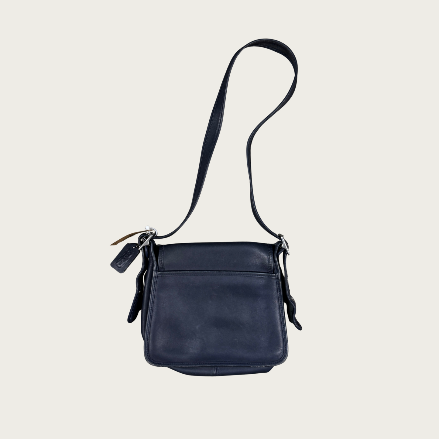 Vintage Coach Navy Rambler's Legacy Bag