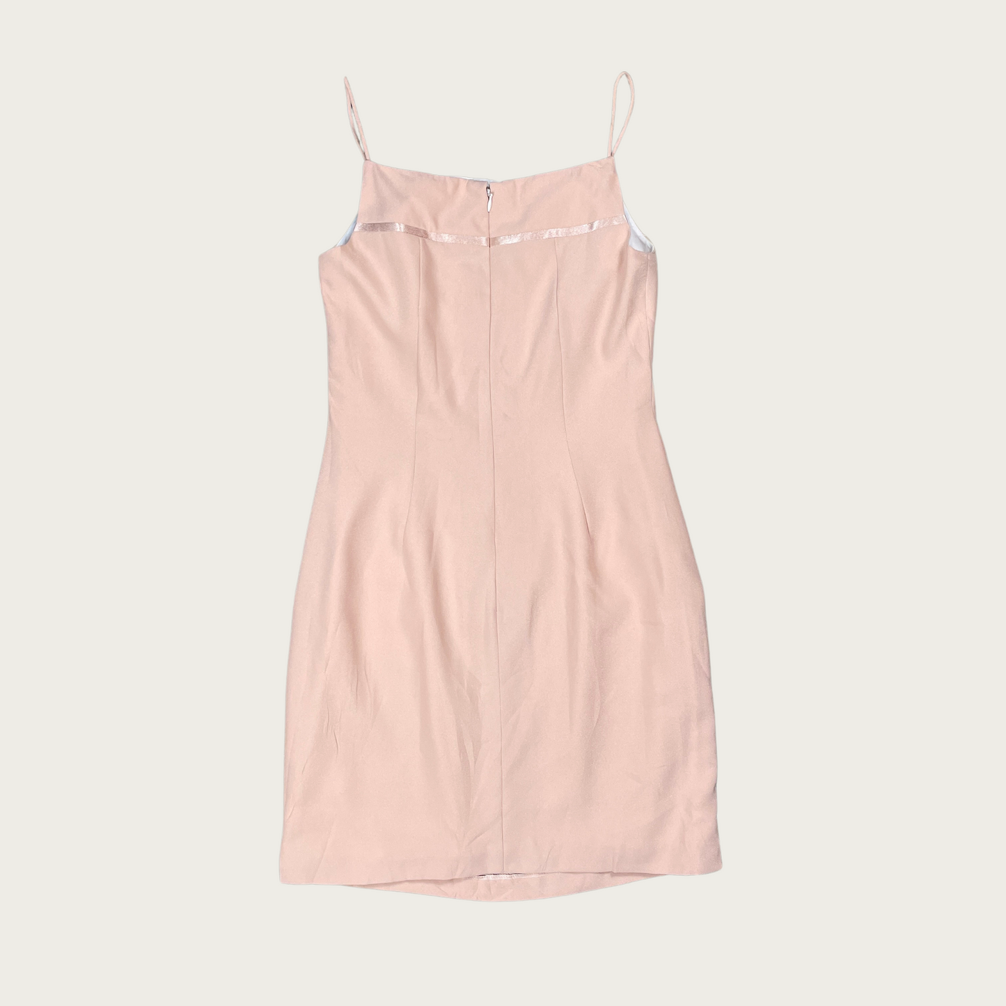 (S) 90s/Y2K Blush Pink Mini Dress