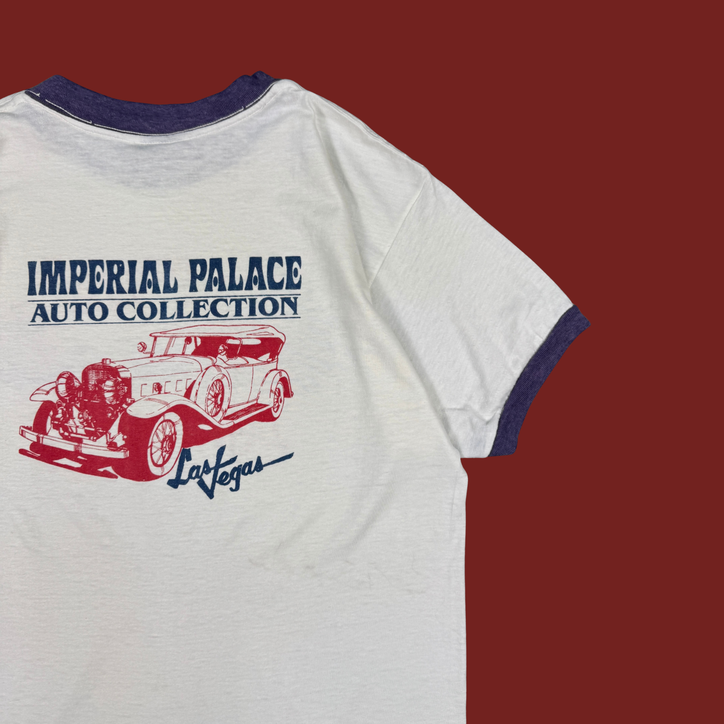 (M) 70s/80s Imperial Palace Las Vegas Ringer Tee