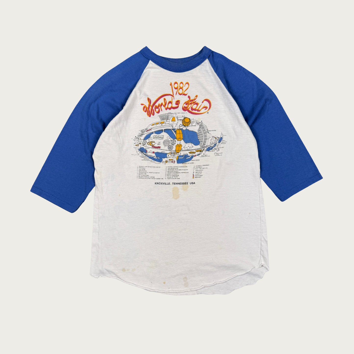 (M) 1982 World's Fair Nashville Raglan Tee