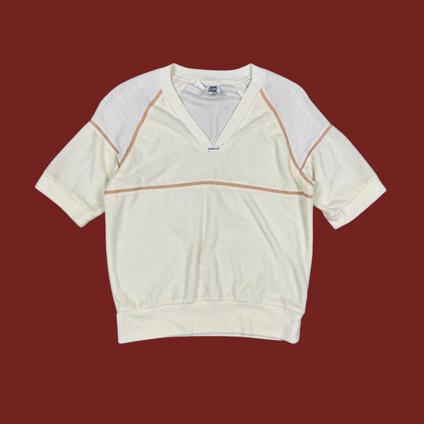(M) 70s/80s Cream Terrycloth Tee