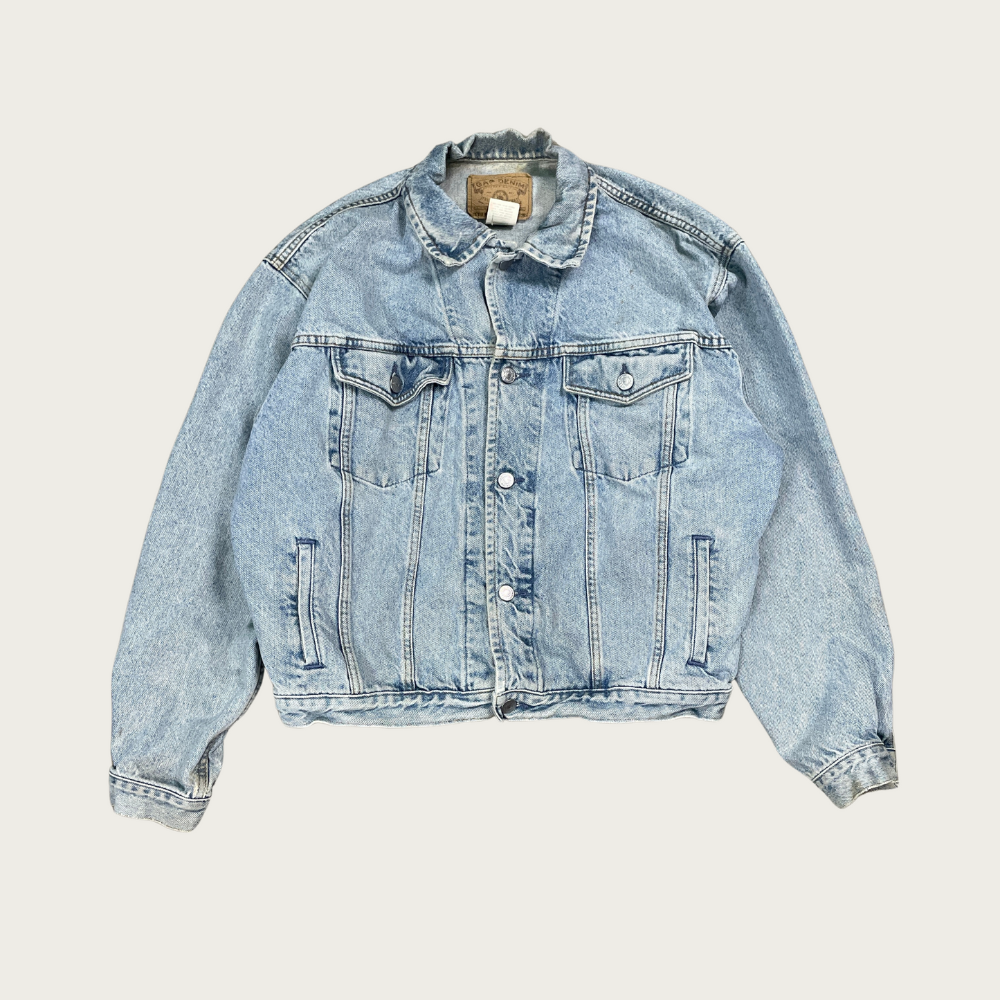 (M) Vintage Gap Light Wash Denim Jacket