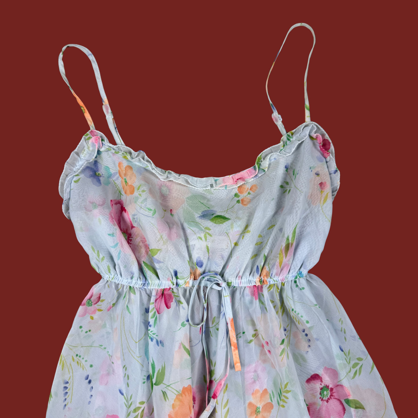 (S) Victoria's Secret Floral Babydoll Slip