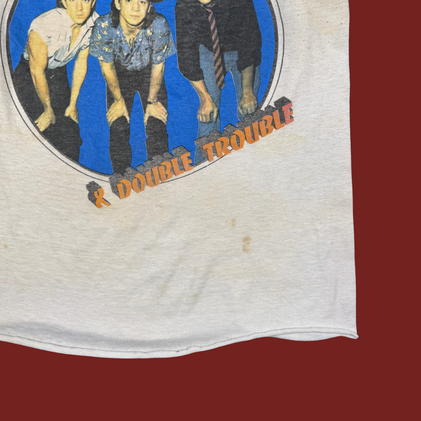 (S) 80s Stevie Ray Vaughan & Double Trouble Raglan Tee