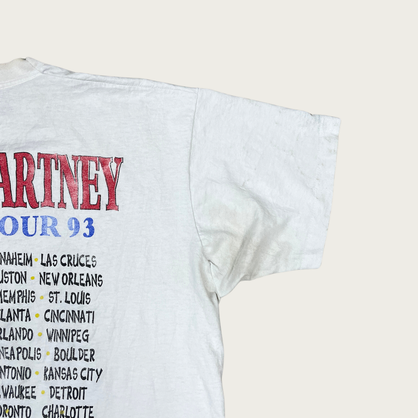 (XL) 1993 Paul McCartney World Tour Tee