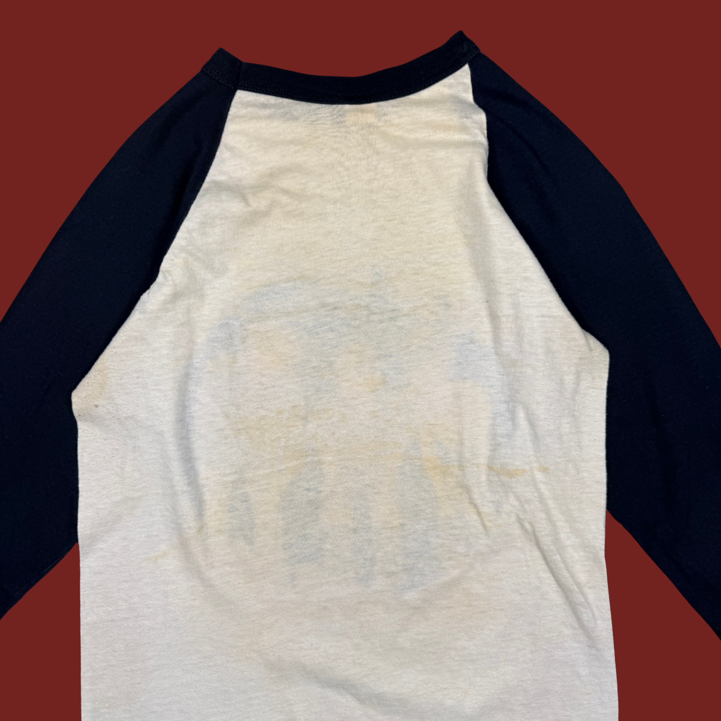(S) 80s Stevie Ray Vaughan & Double Trouble Raglan Tee