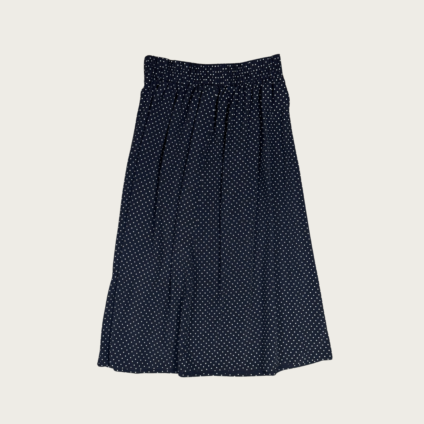 (S) 80s/90s Polka Dot Midi Skirt