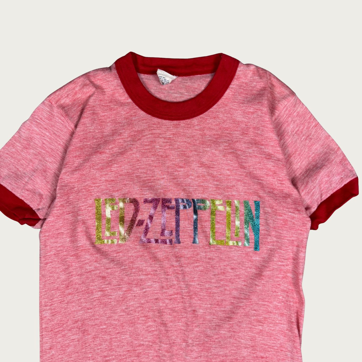 (S/M) 70s/80s Led Zeppelin Rainbow Tee