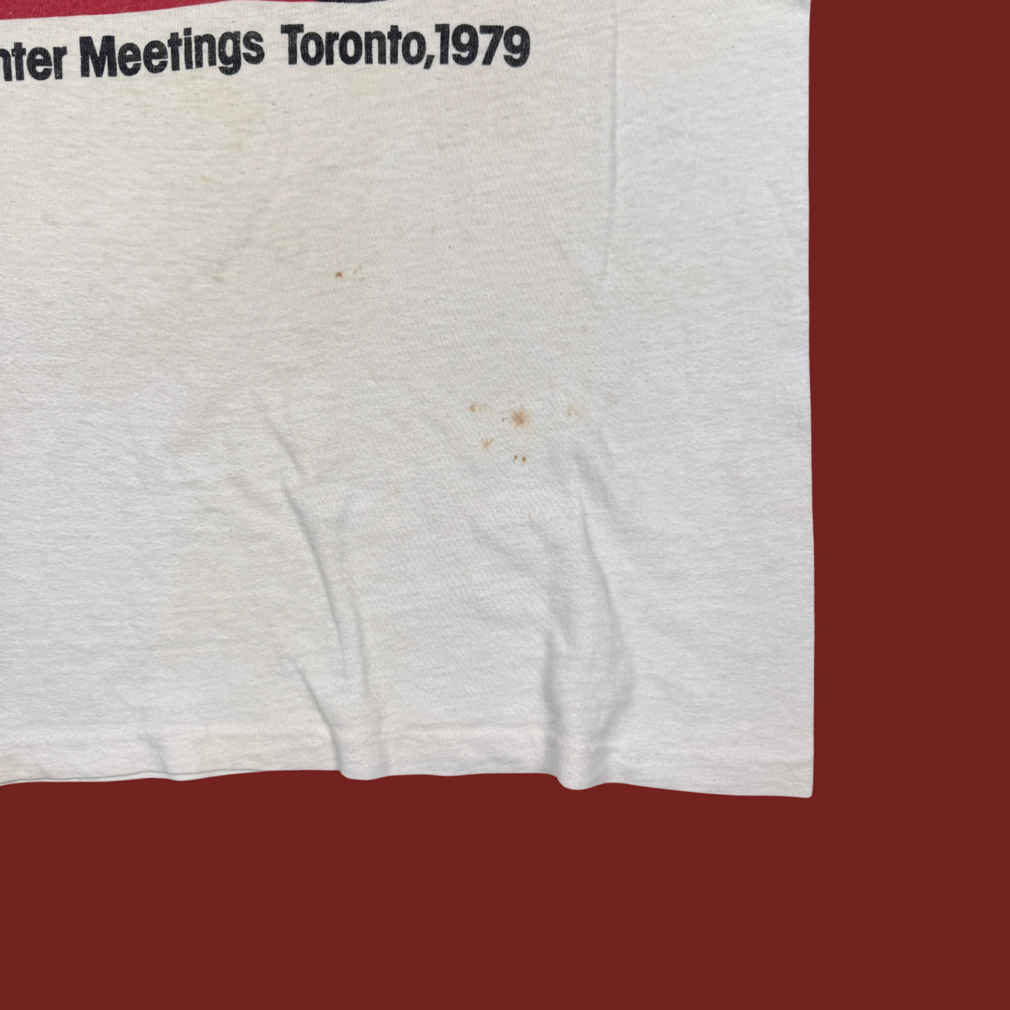 (M) 1979 Coca Cola Toronto Ringer Tee