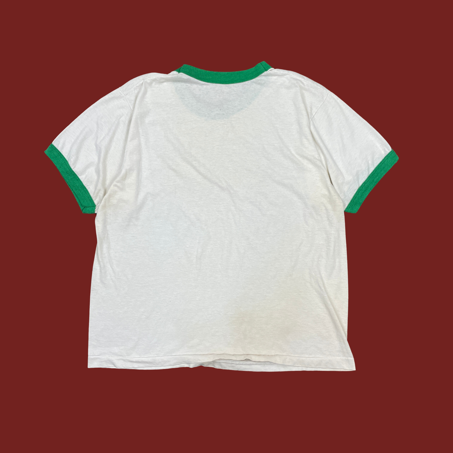(M/L) Irish Eyes Cat Ringer Tee