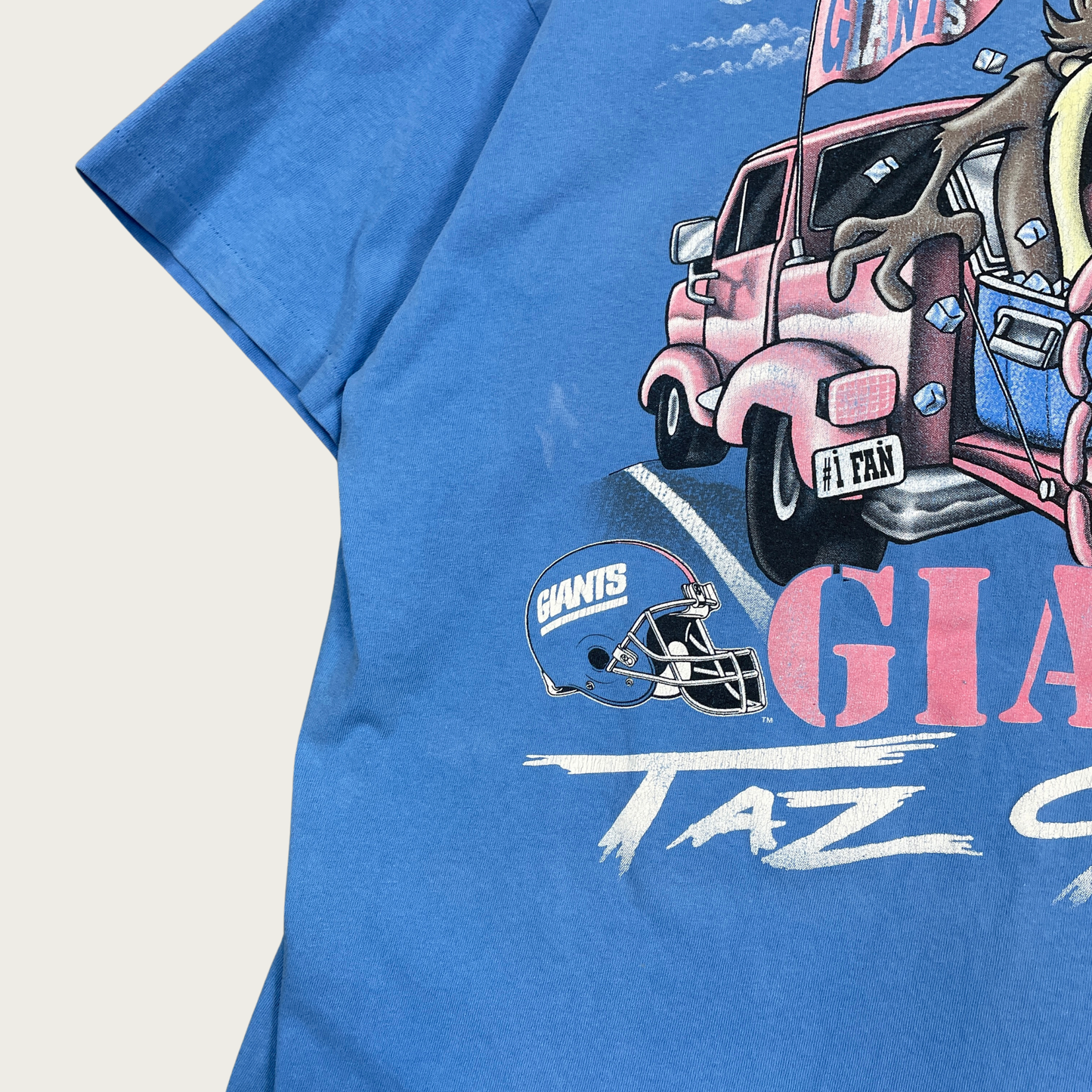 (XL) 1996 NY Giants Looney Tunes Taz Tee