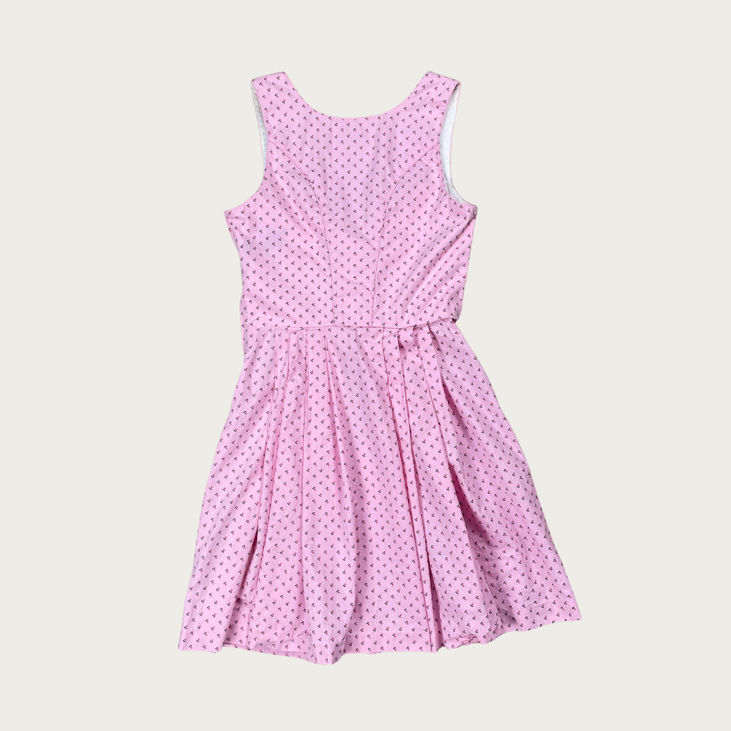 (M) Pink Austrian Floral Dirndl Dress
