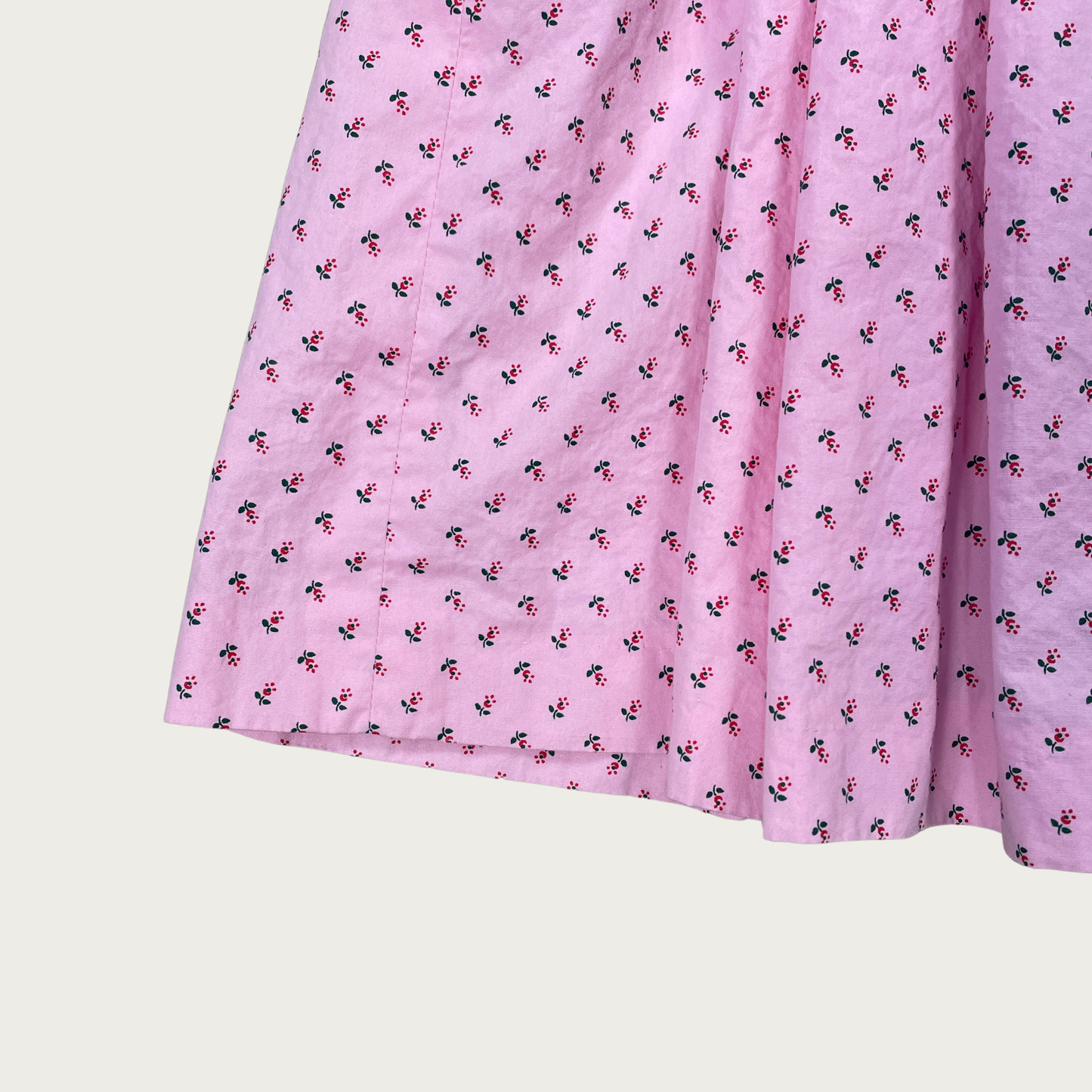 (M) Pink Austrian Floral Dirndl Dress