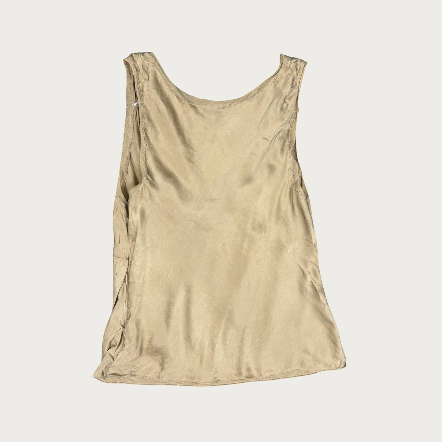 (L) Gold Silk Top