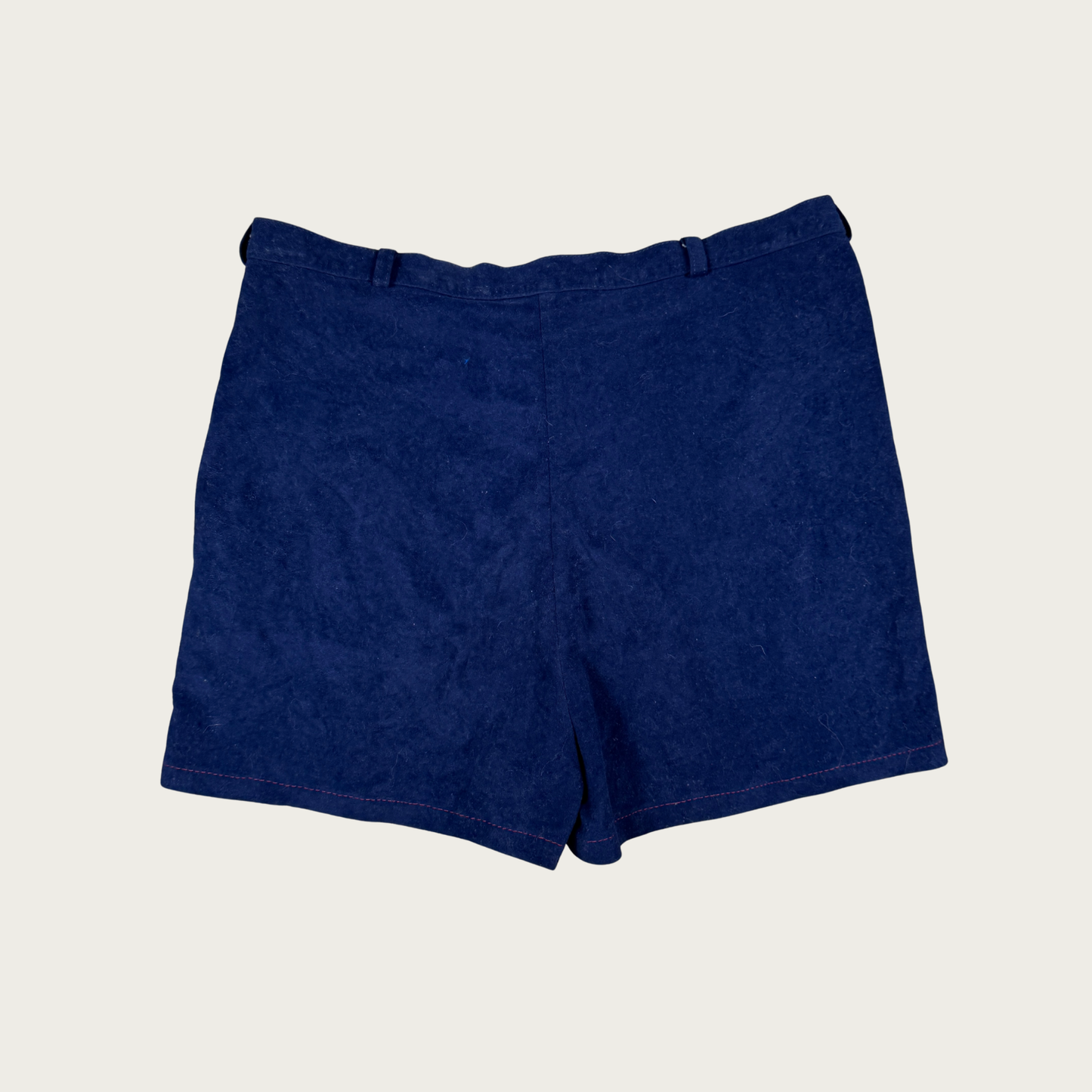 (28") 70s Navy Blue Fila Mini Shorts