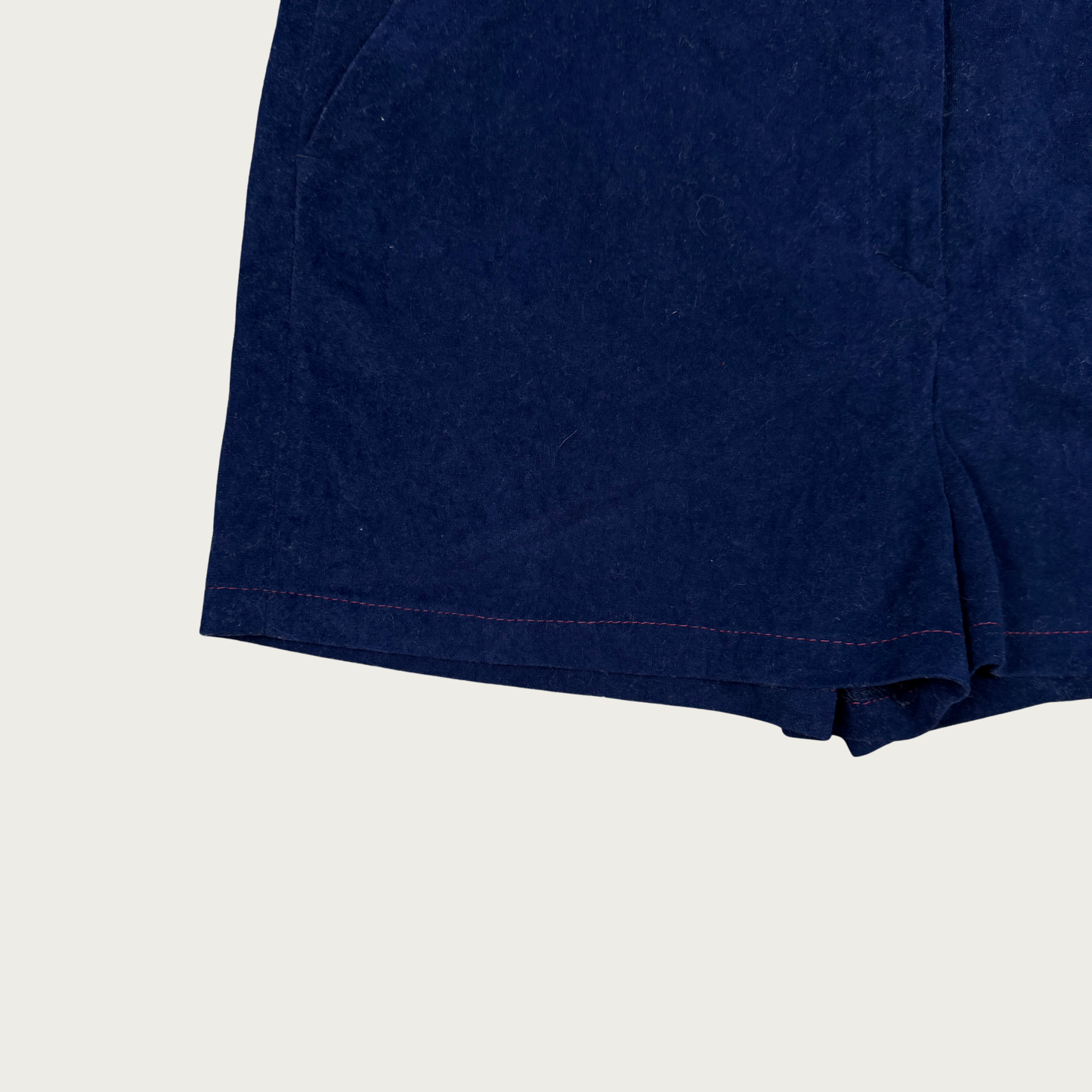 (28") 70s Navy Blue Fila Mini Shorts