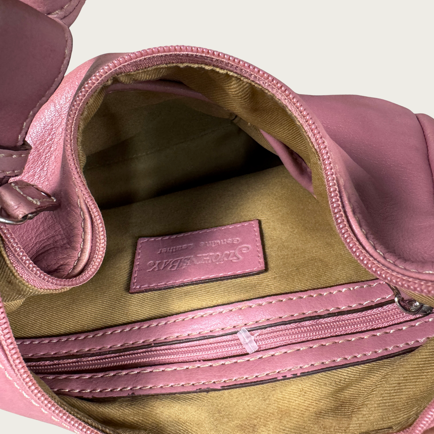 Y2K St. John's Bay Pink Genuine Leather Shoulder Bag