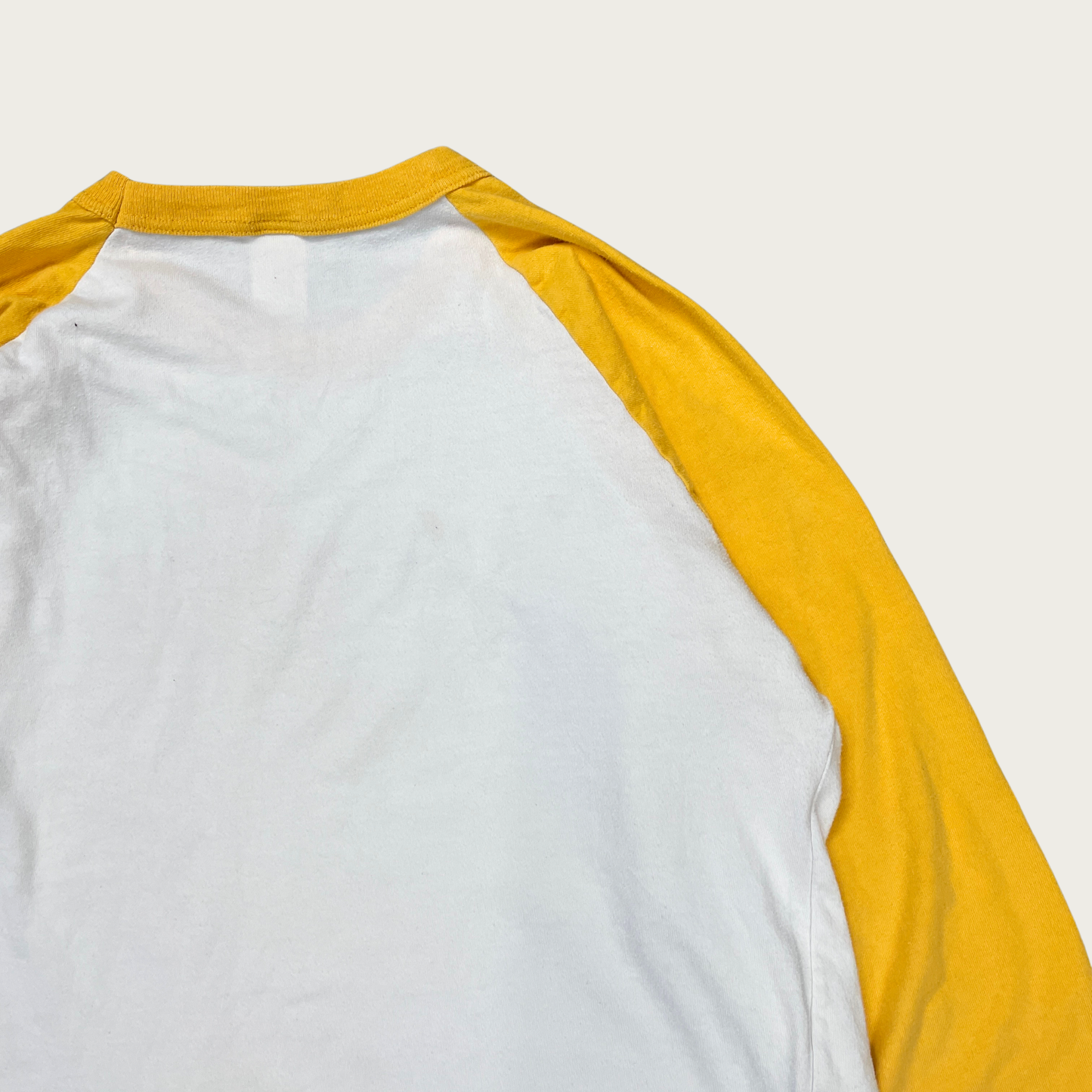 (L) Yellow Baseball Raglan Tee