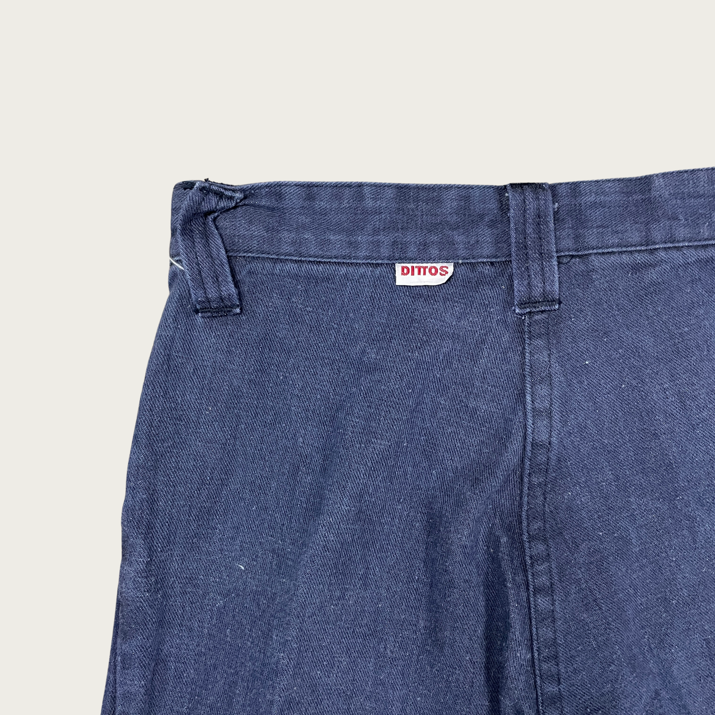 (26") 70s Dark Wash Denim Bell Bottoms