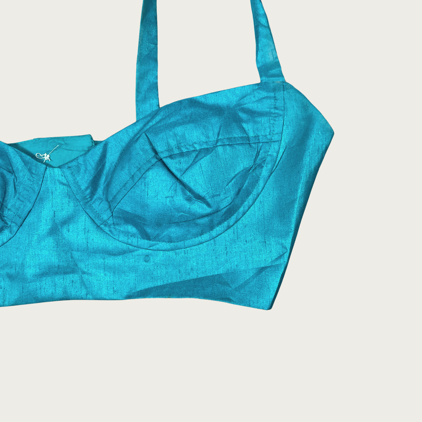 (S) Gunne Sax Teal Bra Top