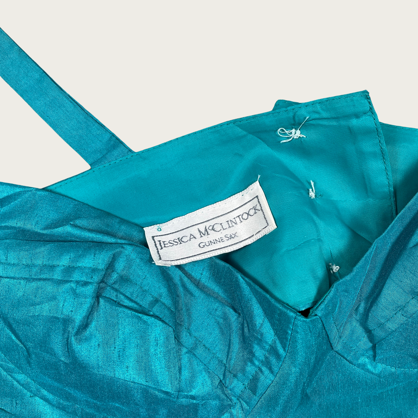 (S) Gunne Sax Teal Bra Top