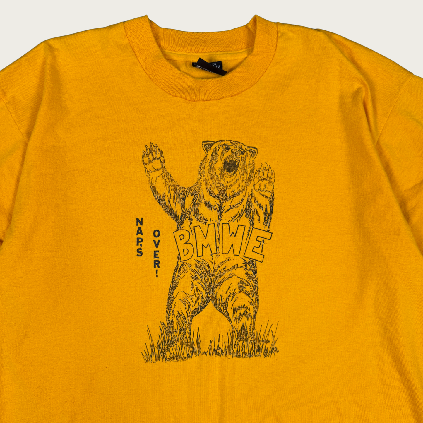 (XL) 70s/80s "Nap's Over" Bear Tee