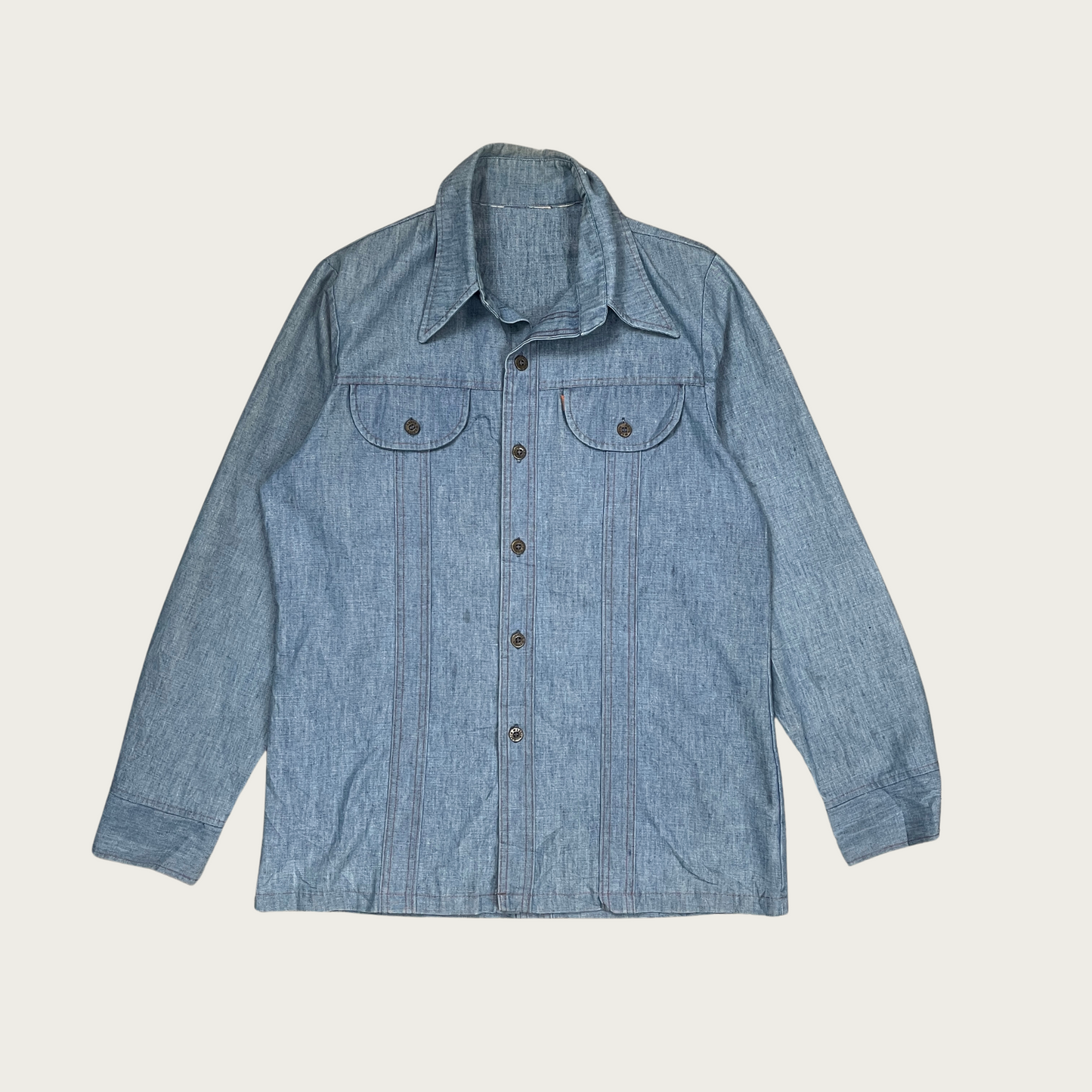 (L) Levi's Orange Tab Shirt
