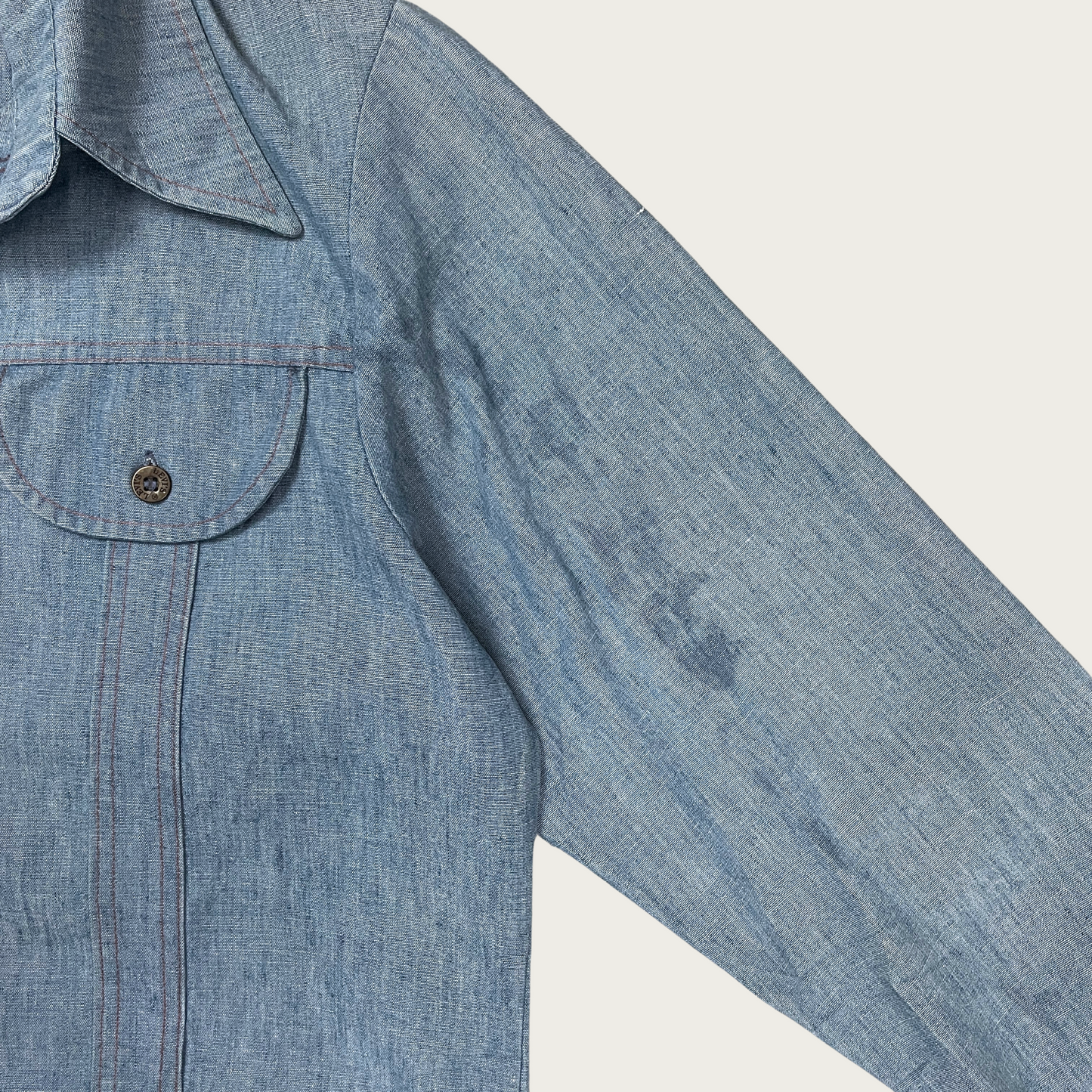 (L) Levi's Orange Tab Shirt