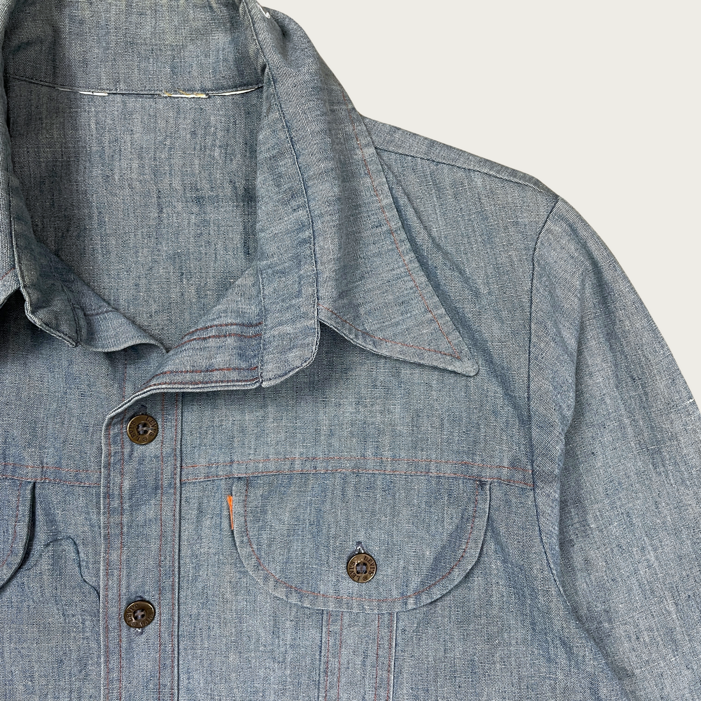 (L) Levi's Orange Tab Shirt