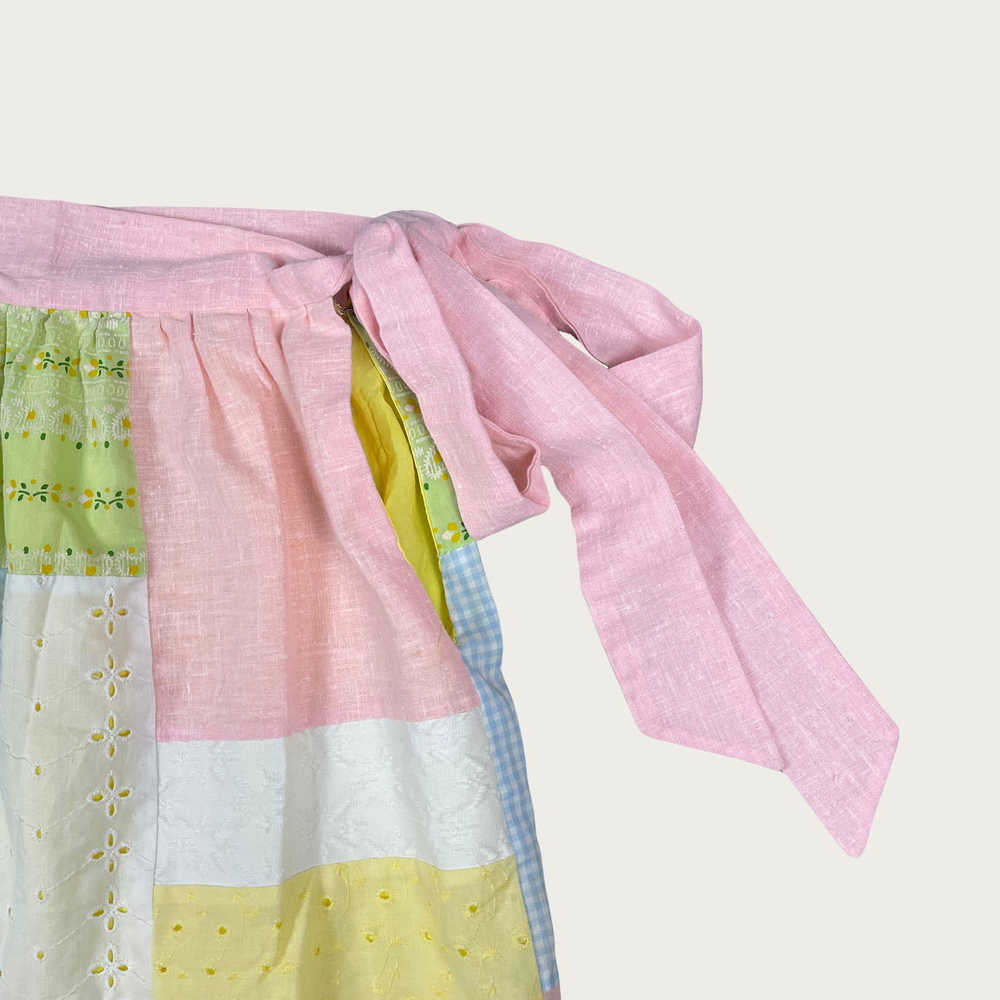 (XS/S) Pastel Patchwork Maxi Skirt