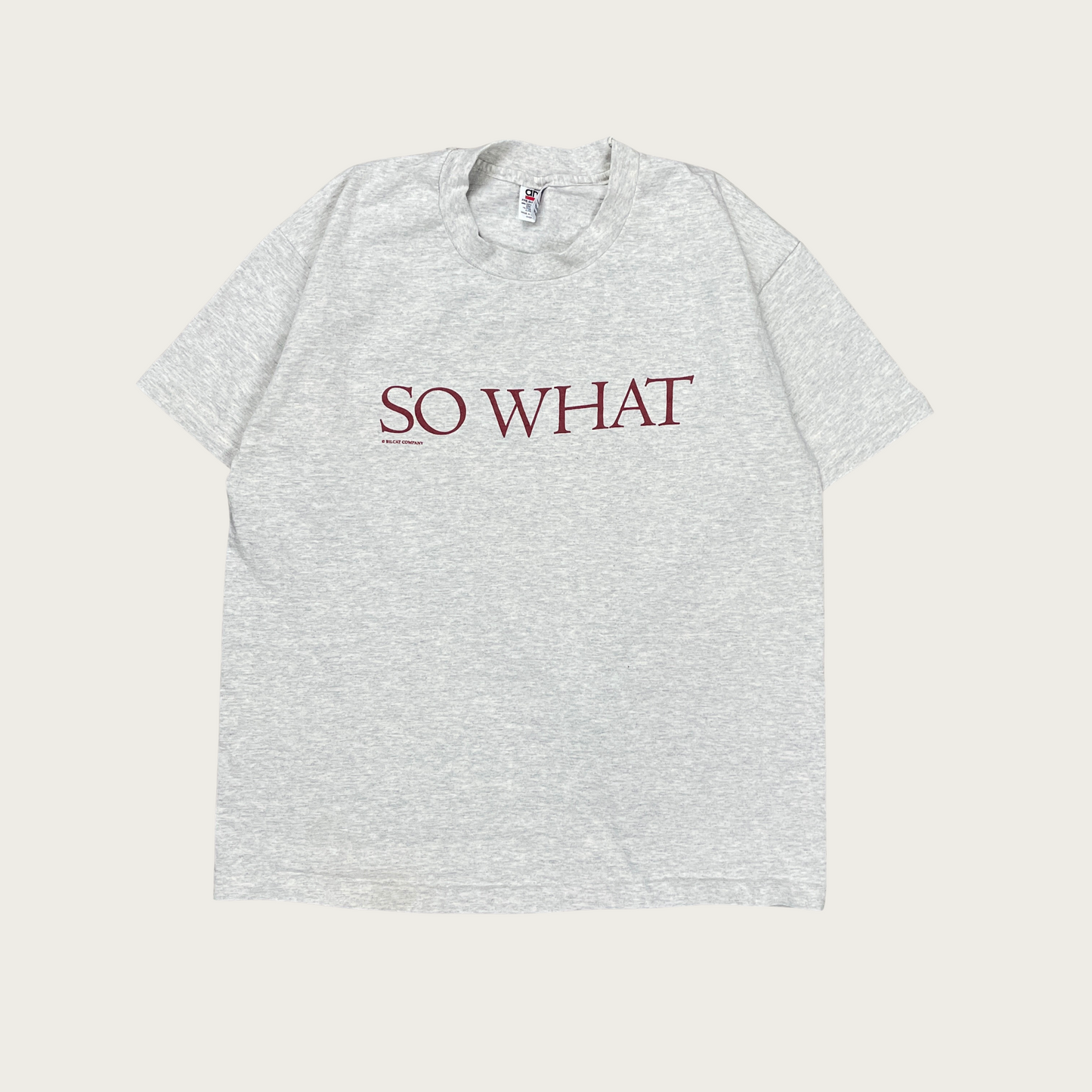 (XL) "SO WHAT" Tee