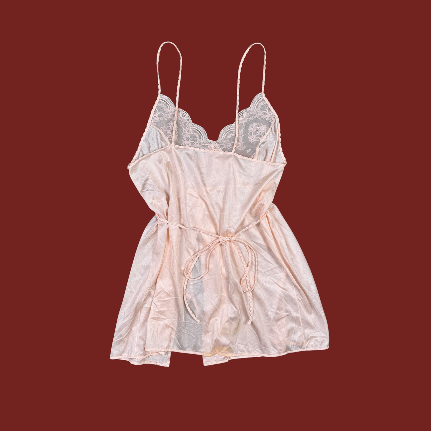 (S) Light Pink Vintage Slip Cami