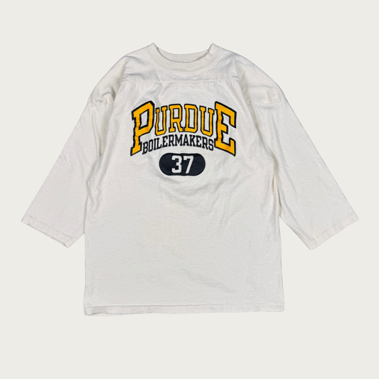 (L) 70s/80s Purdue Football Jersey Tee