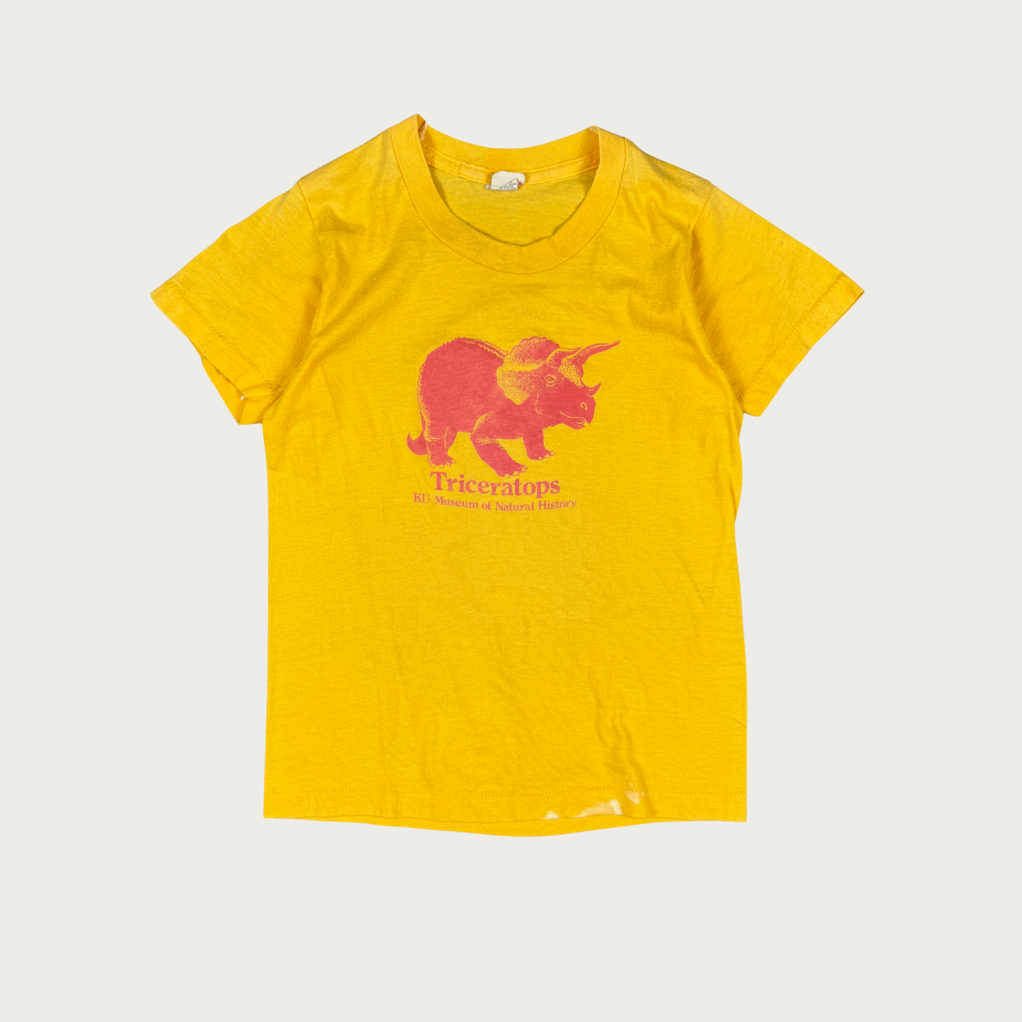 (XXS) 80s Triceratops Baby Tee