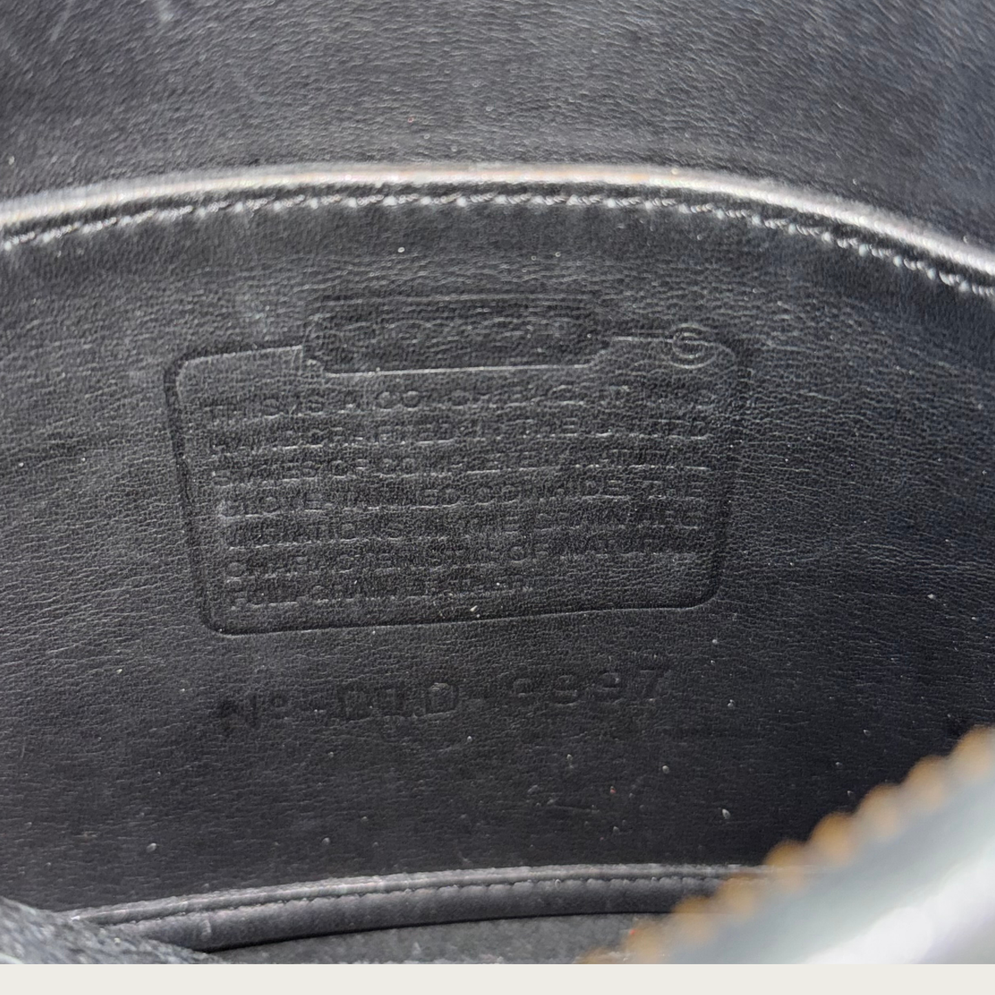 Vintage Coach Legacy Zip Small Crossbody Bag