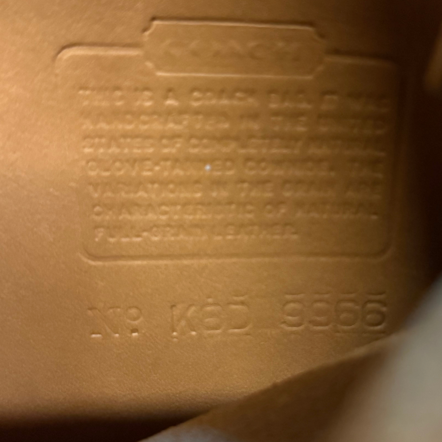 Vintage Coach Tan Legacy Bag